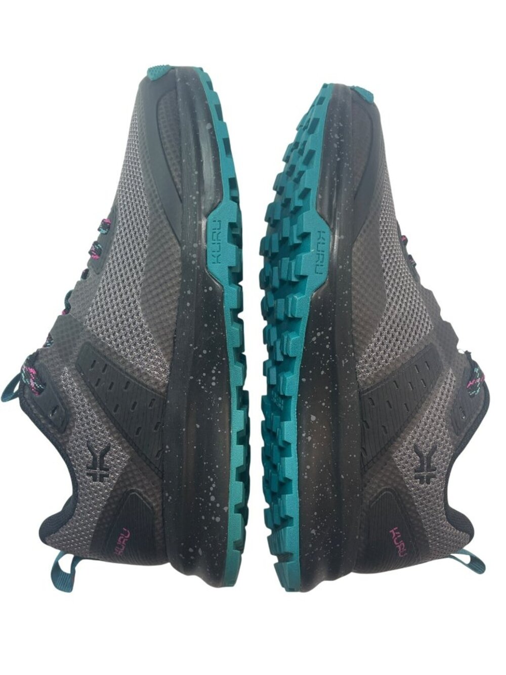 Kuru Atom Trail Running Shoes Jet Black & Dark Teal Women's Size 7 Medium NIB - Picture 7 of 11
